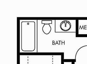 One bedroom floor plan